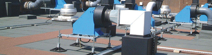 Опорные рамы BIG FOOT для систем дымоудаления